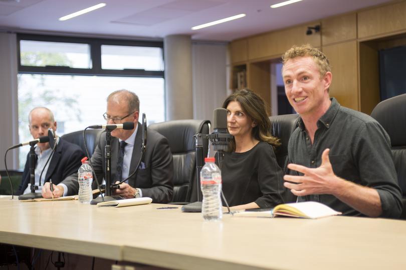 People sitting at a table